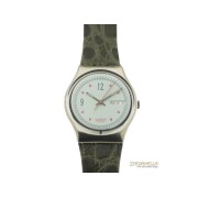 SWATCH One Step classic quarzo cassa plastica e cinturino pelle new